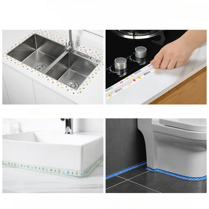 Kitchen Sink Seam Stickers – Self-Adhesive Corner Tape for a Polished Finish