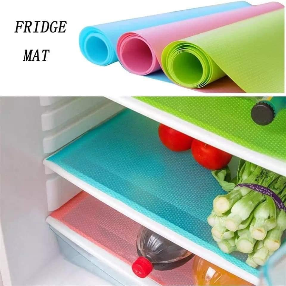 Anti-Bacterial Fridge Mat – Non-Stick Roll for Refrigerator & Drawer