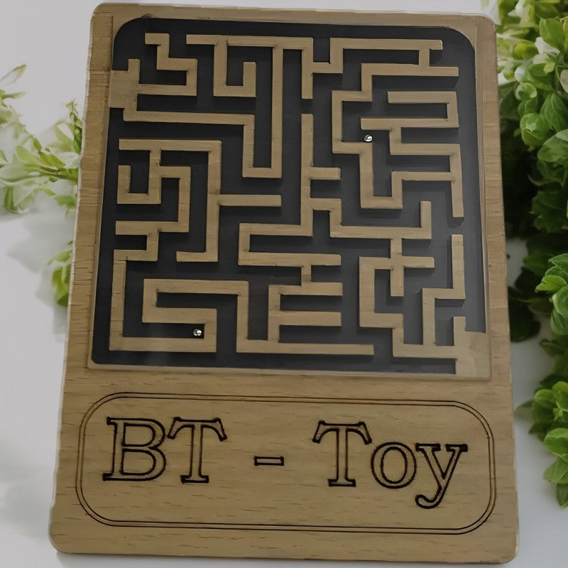 Labyrinth Adventure: Wooden Maze Game for Kids