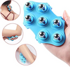 Silicone 7-Ball Body Massager Glove – Muscle Relief & Relaxation Tool