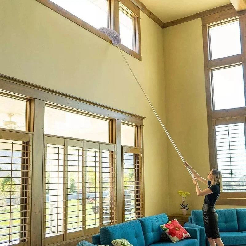 Ultimate 100-Inch Extendable & Bendable Microfiber Duster – Washable, Lightweight, and Perfect for Hard-to-Reach Areas