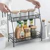 2-Tier Multipurpose Metal Rack – Kitchen, Bathroom, & More