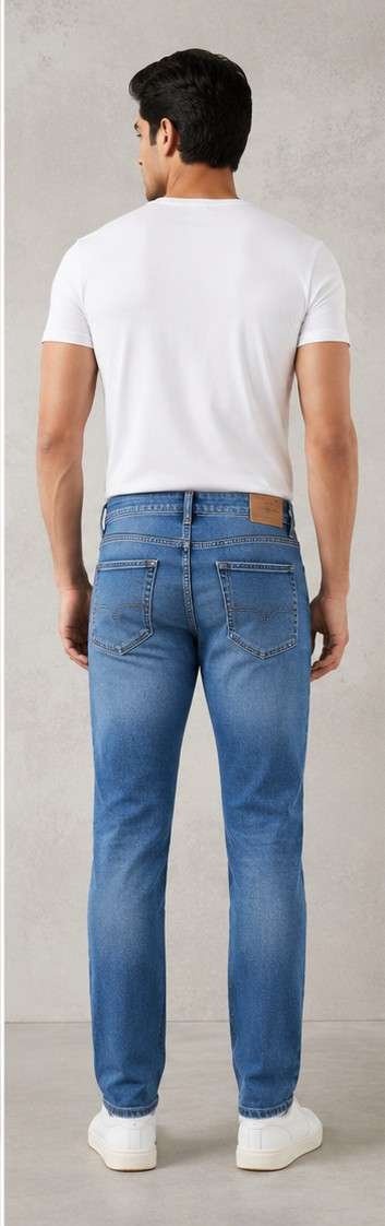 Spykar Men's Slim Fit Low Rise Casual Jeans - Image 3