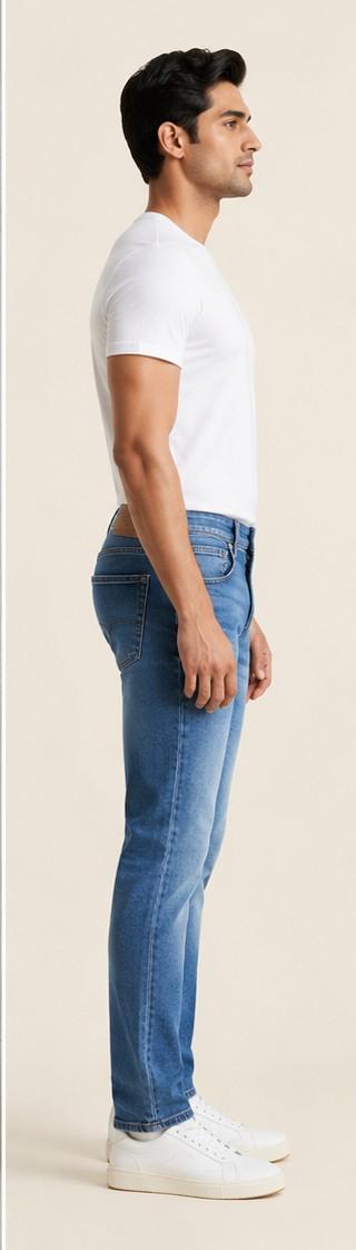 Spykar Men's Slim Fit Low Rise Casual Jeans - Image 4