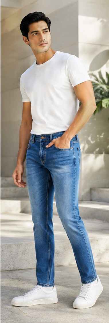 Spykar Men's Slim Fit Low Rise Casual Jeans - Image 2