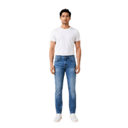 Spykar Men's Slim Fit Low Rise Casual Jeans